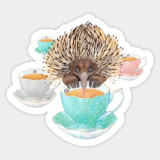 Echidna Tea time Sticker